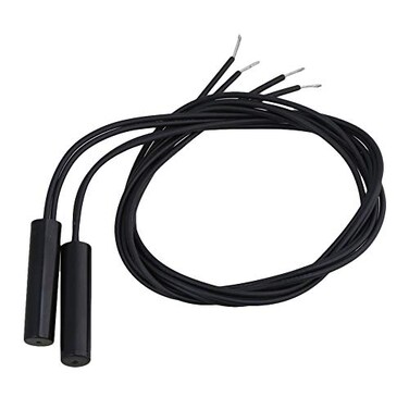 BQLZR Cylindrical Plastic Mounted Reed Proximity Switch Magnetic Sensor Pack of 2