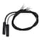 BQLZR Cylindrical Plastic Mounted Reed Proximity Switch Magnetic Sensor Pack of 2