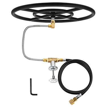 Stanbroil Natural Gas Fire Pit Burner Ring Installation Kit
