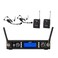 Gemini UHF Dual HeadsetLavalier Wireless Mic System ,UHF-6200HL