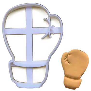 Bakerlogy Boxing Glove ,Back Viewcookie cutter, 1 piece -