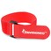 ENVISIONED Reusable Cinch Straps 2" x 72" - 2 Pack - Hook and Loop Straps ,Neon Red