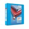 Staples Heavy-Duty 2-Inch D-Ring View Binder, Light Blue, 450 Sheets