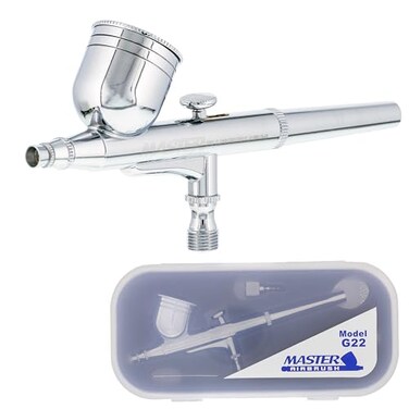 Master Airbrush G22 Multi-Purpose Dual-Action Gravity Feed Airbrush Set