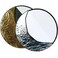 WESTCOTT COLLAPSIBLE 5-IN-1 REFLECTOR WITH GOLD SURFACE ,2-PACK, 40''