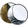 WESTCOTT COLLAPSIBLE 5-IN-1 REFLECTOR WITH GOLD SURFACE ,2-PACK, 40''