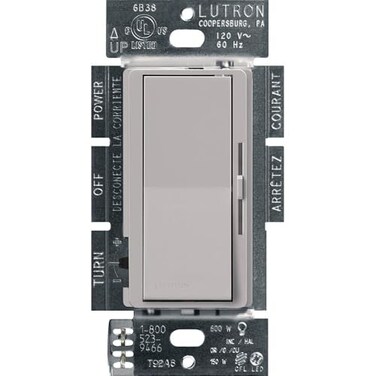 Lutron Diva LEDDimmer Switch, Paddle Dimmer, Single Pole/3-way