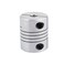 uxcell 6.35mm to 12mm Shaft Coupling 30mm Length 25mm Diameter Stepper Motor Coupler Aluminum Alloy Joint Connector for 3D Printer CNC Machine DIY Encoder