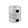 uxcell 6.35mm to 12mm Shaft Coupling 30mm Length 25mm Diameter Stepper Motor Coupler Aluminum Alloy Joint Connector for 3D Printer CNC Machine DIY Encoder