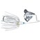 Strike King Tri-Wing Mini Buzz King Fishing Lure, Buzzbait, White