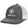 ARIAT Grey Shield Baseball Cap, Gray, One Size