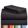 LuxClub Queen Size Sheet Set, CoolingSoft Deep Pocket Bed Sheets, 4PC