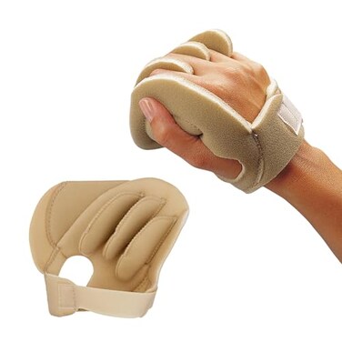 Rolyan Sof-Foam Palm Shield, Hand Protector, Contracture Guard, Left