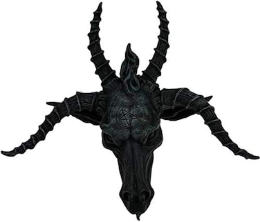 Pacific Giftware PTC 10 Inch Baphomet Mythological Creature Skull Statue Figurine