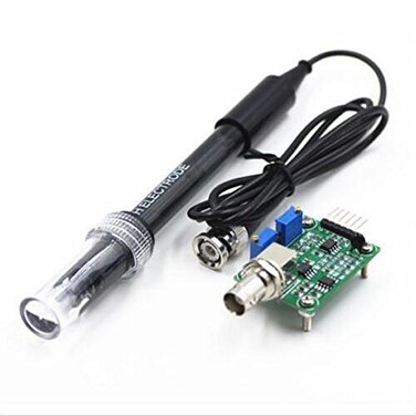 GAOHOU PH0-14 Value Detect Sensor ModulePH Electrode Probe BNC For Arduino