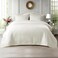 KASENTEX Oversized Queen Quilt Set 102x106, Soft Washed 3-Layer Lightweight