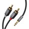 CableCreation 3.5mm to RCA Cable 6FT 2pcs,3.5mm TRS to 2RCA Stereo Splitter