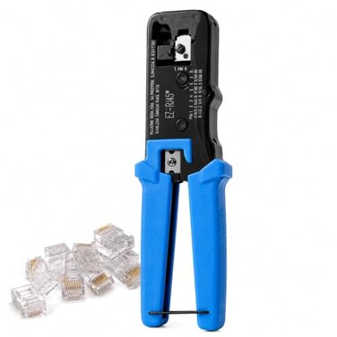 Platinum Tools 100008 EZ-RJ45 Combo - 24. Clamshell. silver