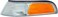 Dorman 1630244 Front Driver Side Turn Signal / Parking Light Assembly