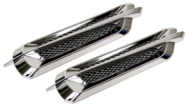 Custom Accessories 98052 Medium Auto Accent Vent with 2 Single Fin