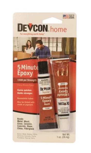 EUROTOOL Devcon Epoxy, 5 Minute Epoxy, .5 Ounce Tubes, 2 TubesGLU-720.50