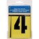 Hillman Letter and Number Stencil Pack, 4
