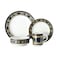 Mikasa Arabella 16 Piece Dinnerware Set ,Set of 4, Assorted