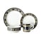 Mikasa Arabella 16 Piece Dinnerware Set ,Set of 4, Assorted