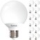 Sunco Lighting Sunco 12 Pack G25 LED Light Bulb, Globe, Vanity Bathroom Mirror, 6W=40W