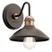 Kichler Clyde 7.5" 1-Light Wall Sconce Light, Olde Bronze