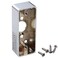 UHPPOTE Surface Back Mount Box Single Gang for Push to Exit Button Switch