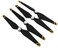 Micro Trader 4Pcs Carbon Fiber Quick Release Composite Propeller Prop Compatible with DJI Phantom 4/4 Pro