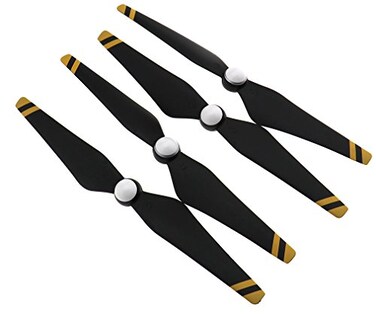 Micro Trader 4Pcs Carbon Fiber Quick Release Composite Propeller Prop Compatible with DJI Phantom 4/4 Pro