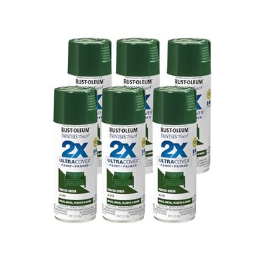 Rust-Oleum Painter's Touch 2X Ultra Cover Spray Paint, Gloss Hunter Green