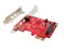 Ableconn PEX-MP117 Mini PCIe to PCIe x1 Adapter Card for WiFi, LTEWWAN Modules - Mini PCI Express Test/Development Adapter for Desktop PC