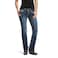 Ariat Womens R.E.A.L. Mid Rise Stretch Ivy Stackable Straight Leg Jeans