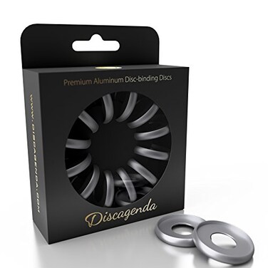 Discagenda Discbound Discs ,Silver, 12 Piece 1.3in
