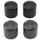 Musiclily Basic Coarse 18 Splines Steel Dome Control Knobs Black 4Pcs
