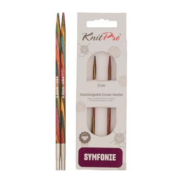 KnitPro Symfonie Interchangeable Circular Needles 5" ,13cm3.50mm