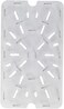 Winco 12" x 18" Clear Plastic Drain Shelf