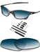 BLAZERBUCK Anti-salt Replacement LensesSock Kit for Oakley Juliet - Blue Gradient