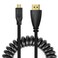 UCEC Coiled Micro HDMI to HDMI Cable, 3.2FT Retractable Cable