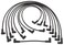 ACDelco Gold 9618V ,88862383Spark Plug Wire Set