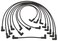 ACDelco Gold 9618V ,88862383Spark Plug Wire Set
