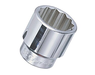 Genius Tools 635265 3/4" Dr. 65mm Hand Socket ,12 Point