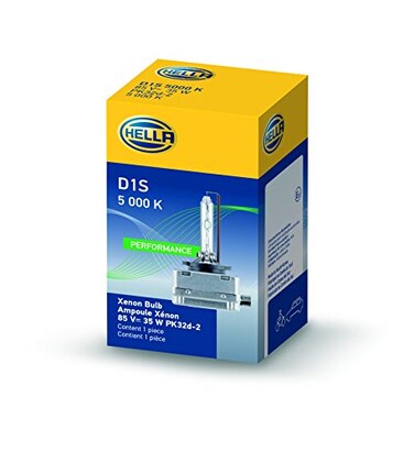 HELLA D1S 5000 K Xenon Performance Bulb, ,85V, 35W