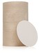 Perfect Order Round Plain Off White Coasters 4 Inches ,125