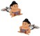 Cuff-Daddy Sumo Wrestler Cufflinks with Presentation Box