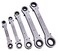 Amtech K1500 5 Piece Ring Ratchet Spanner Set