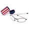 Foster Grant Gideon Rectangular Reading Glasses, Blue/Transparent, 50 mm,1.50